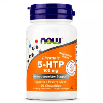 Now Foods - 5-HTP 100mg Chewables - 90 tablets