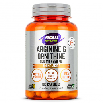 Now Foods - Arginine/Ornithine - 100 caps
