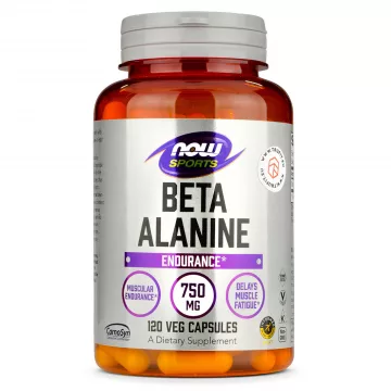 Now Foods - Beta Alanine 750 mg - 120 caps