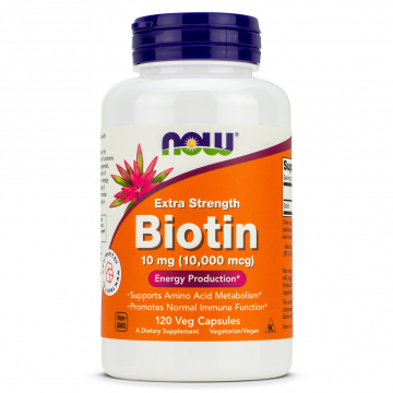 Now Foods - Biotin 10000 mcg - 120 caps