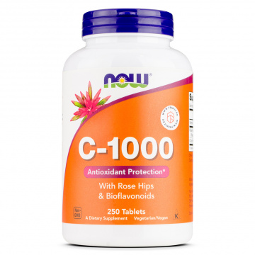Now Foods - Vitamin C-1000 Tablets - 250 tablets