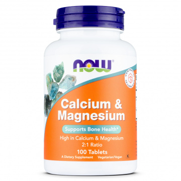 Now Foods - Calcium & Magnesium Tablets - 100 tabs