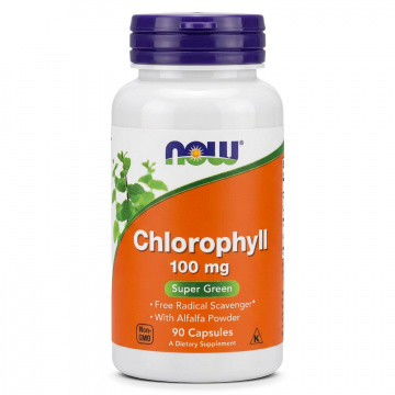 Now Foods - Chlorophyll 100mg - 90 caps
