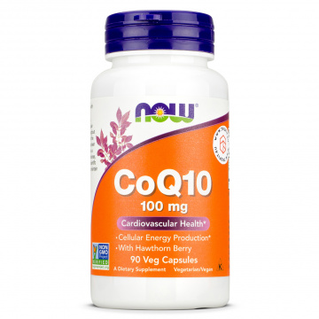 Now Foods - CoQ10 100 mg with Hawthorn Berry - 90 caps