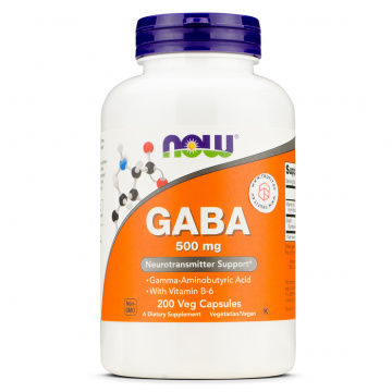 Now Foods - Gaba 500 mg  - 200 caps