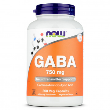 Now Foods - Gaba 750mg - 200 caps
