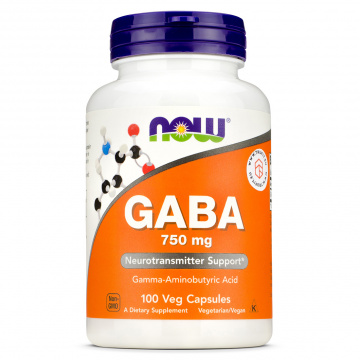 Now Foods - Gaba 750mg - 100 caps