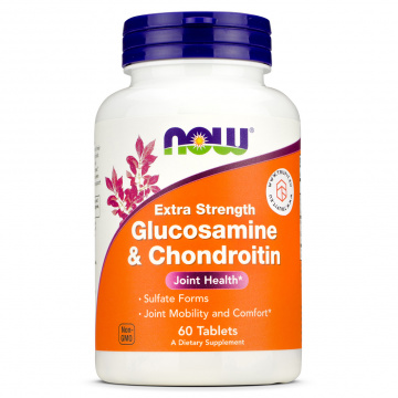 Now Foods - Glucosamine & Chondroitin Extra Strength - 60 tablets
