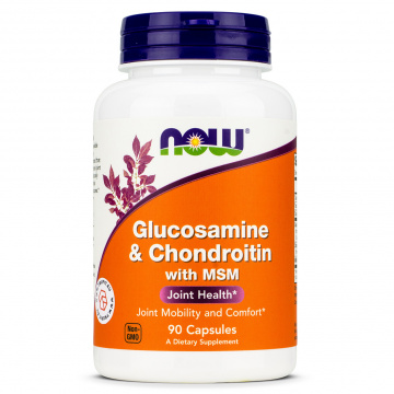 Now Foods - Glucosamine & Chondroitin with MSM - 90 caps
