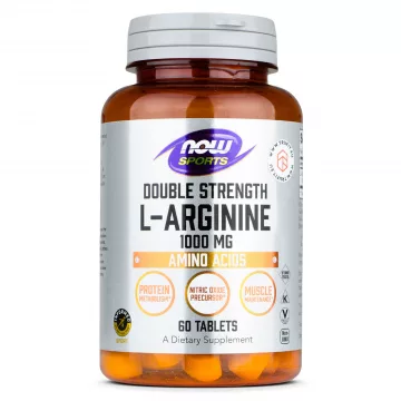 Now Foods - L-Arginine 1000 mg Double Strength Tablets - 60 tablets