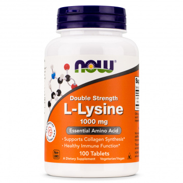 Now Foods - L-Lysine 1000 mg - 100 tablets