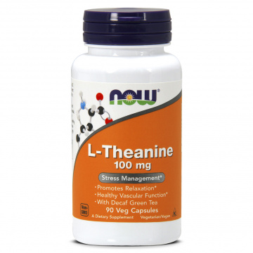 Now Foods - L-Theanine 100mg - 90 caps