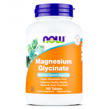 Now Foods - Magnesium Glycinate - 180 tablets