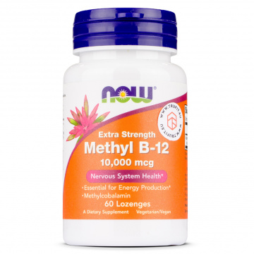 Now Foods - Methyl B12 10000 mcg - 60 Lozenges