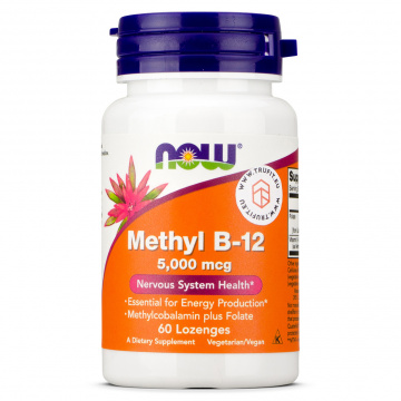 Now Foods - Methyl B-12 5000mcg  - 60 Lozenges