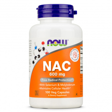 Now Foods - NAC (N-Acetyl Cysteine) 600mg - 100 capsules