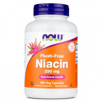 Now Foods - Niacin Flush Free 250 mg - 180 caps