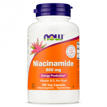 Now Foods - Niacinamide - 100 capsules