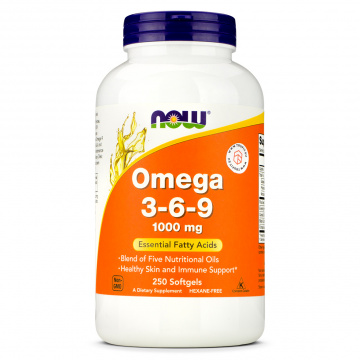 Now Foods - Omega 3-6-9 1000mg - 250 softgels