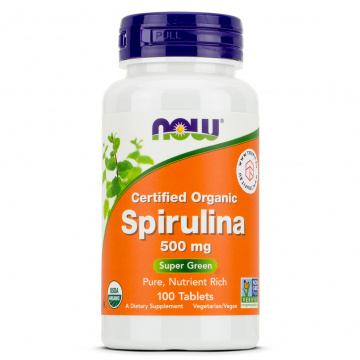 Now Foods - Spirulina Tablets 500mg - 100 tablets