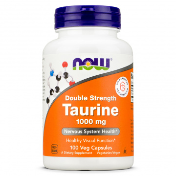 Now Foods - Taurine 1000 mg - 100 capsules