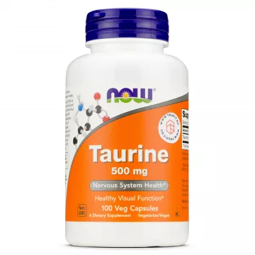 Now Foods - Taurine 500 mg - 100 capsules