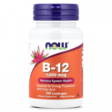 Now Foods - Vitamin B-12 - 100 lozenges