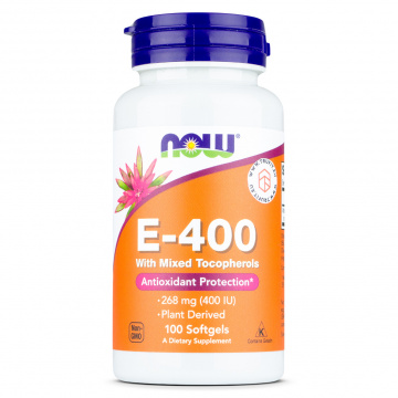 Now Foods - Vitamin E-400 Mixed Tocopherols - 50 softgels