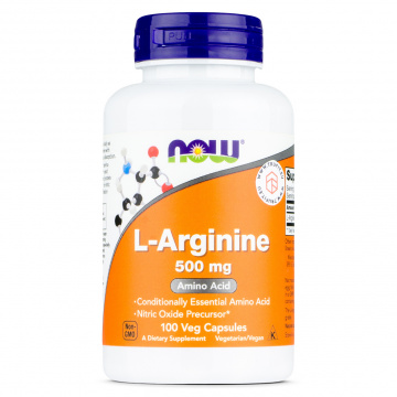 Now Foods - L-Arginine 500 mg - 100 caps
