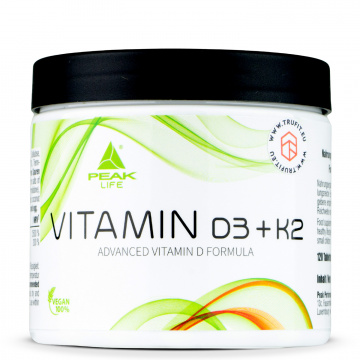 Peak - Vitamin D3+K2  - 120 tablets