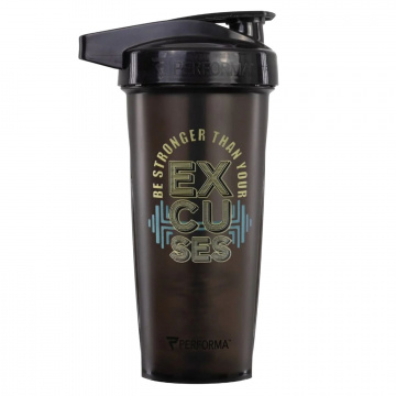 Perfect Shaker - No Excuses Shaker 800 ml - Black