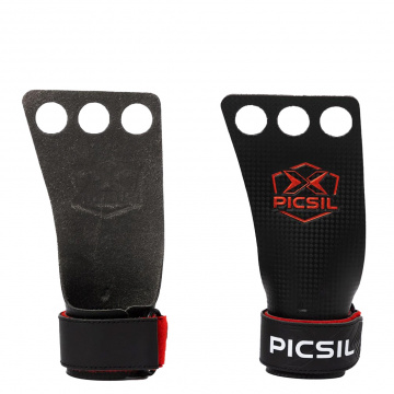 Picsil - RX Grips 3 Holes - Red