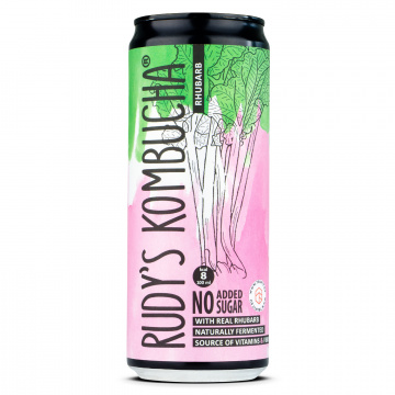 Rudy's Brewing Co. - Kombucha - Rhubarb