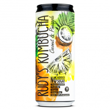 Rudy's Brewing Co. - Kombucha - Coconut & Pineapple