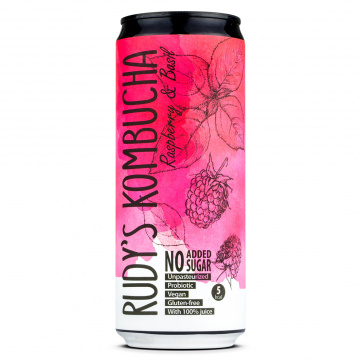 Rudy's Brewing Co. - Kombucha - Raspberry & Basil