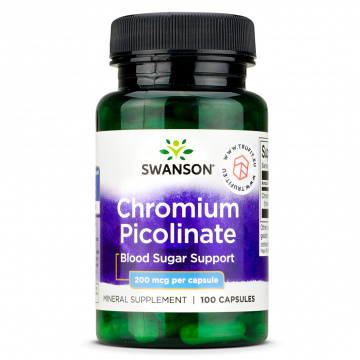 Swanson - Chromium Picolinate 200mcg - 100 caps