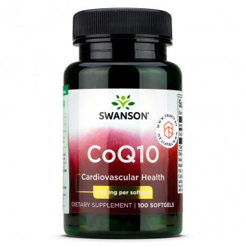 Swanson - CoQ10 100mg - 100 softgels