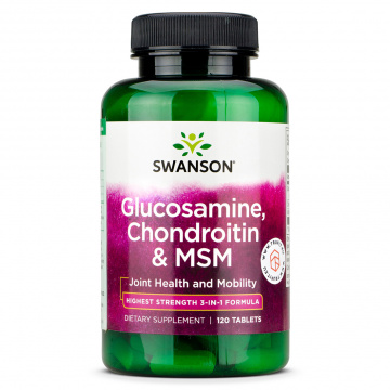 Swanson - Glucosamine Chondroitin & MSM - 120 tablets