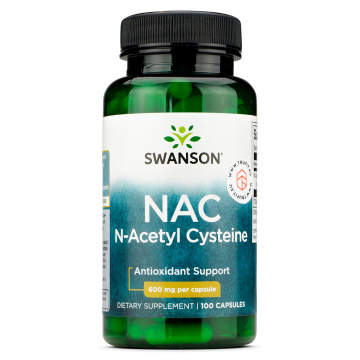 Swanson - NAC N-Acetyl Cysteine 600 mg - 100 caps