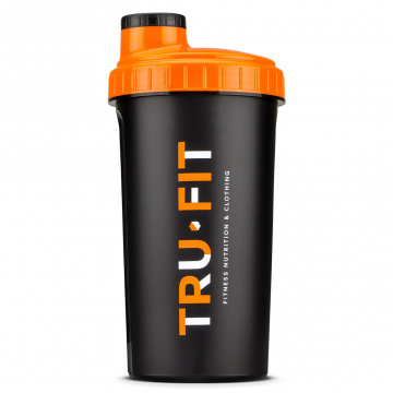 TRUFIT - TRU Shaker 700ml - Black / Orange
