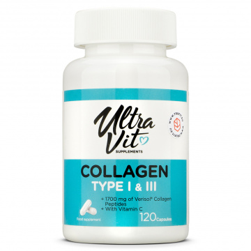 UltraVit - Collagen Type I & III - 120 caps
