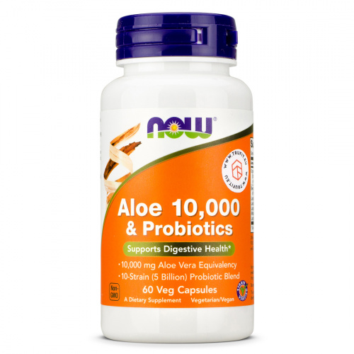 Now Foods - Aloe Vera 10000 & Probiotics