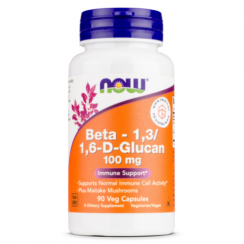 Now Foods - Beta 1.3/1.6- D-Glucan 100 mg