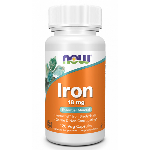 Now Foods - Iron 18 mg