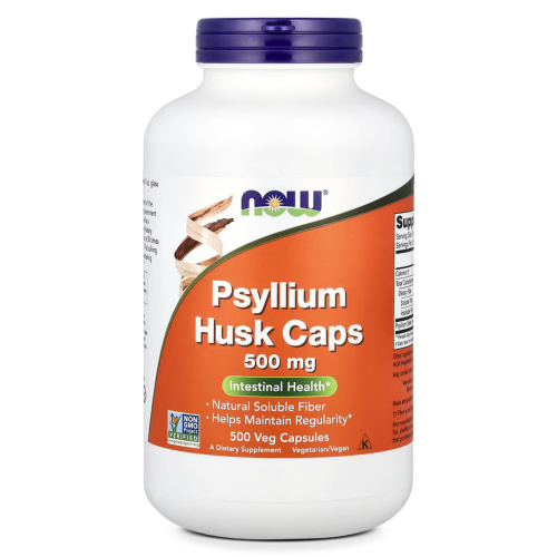 Now Foods - Psyllium Husk Caps 500 mg