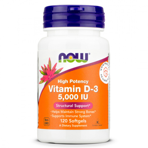 Now Foods - Vitamin D3 5000 IU