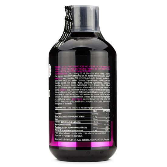 l carnitine how many times a day Biotech USA - L-Carnitine 100.000 Liquid - Get in shape