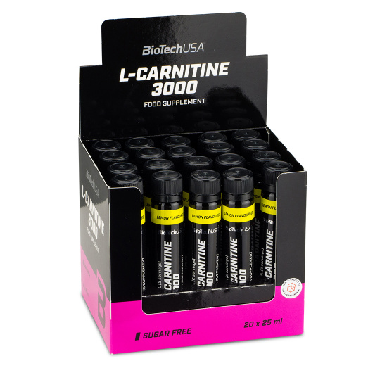 biotech usa l-carnitine 3000 Biotech USA - L-Carnitine Ampule 3000 mg - Be in shape