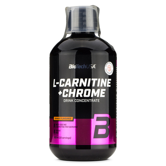 Biotech USA - L-Carnitine + Chrome Concentrate