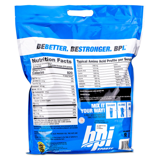 Bpi Sports Bulk Muscle Xl Tru Fit